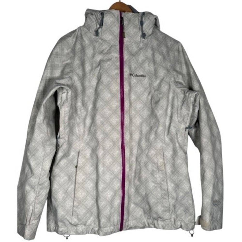 Columbia Women's Omni-Tech Waterproof Breathable‎ Jacket Hooded - Medium